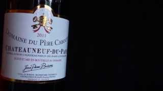 Châteauneuf du Pape Domaine du Père Caboche Blanc  Yapp Brothers One Minute Review [upl. by Mcdade]