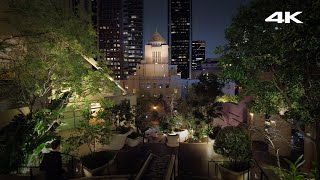 Downtown Los Angeles Night Walk After Rain · 4K HDR [upl. by Erbe]