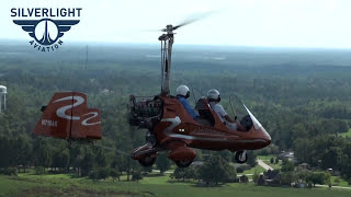 AR1 gyroplane by Silverlight Aviation flying at Wrens Georgia USA [upl. by Persian]