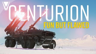 Anvil Centurion AA  Fun but Flawed Star Citizen [upl. by Airdnoed888]