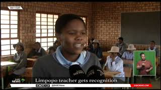 Limpopo teacher has been honoured [upl. by Claudy]