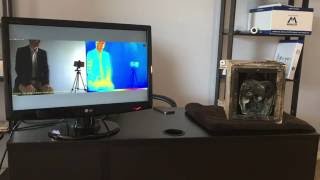 Melted MOBOTIX M15 Thermal Camera  Still Works [upl. by Lehcsreh]