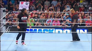 Roman Reigns destroys The Bloodline  WWE SmackDown 892024 [upl. by Adiazteb]