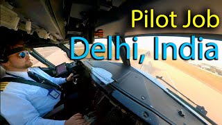 A Day in the Life as an Airline Pilot  Flight to Delhi India  B737  Pilot Eye [upl. by Beedon898]