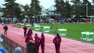 Mens 10000m  Tufts Snowflake Invitational 2012 [upl. by Ettennaej474]