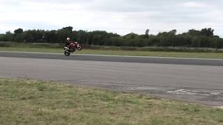 Micky Reeve world record wheelie run 2018 on KTM superduke R [upl. by Skipton]