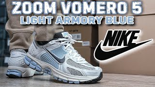 The Best Daily Wear Shoe Nike Zoom Vomero 5 Light Armory Blue Review amp On Feet [upl. by Block]