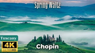 Spring Waltz Mariage dAmour Chopin  Tuscany 4K [upl. by Marius]