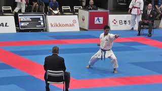 karate1 premier league tokyo koji arimoto gojushihosho 五十四歩小 [upl. by Retrac]