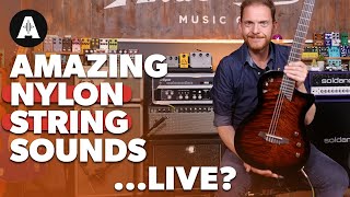 Get Amazing Nylon String Sounds Live  New Cordoba Stage Guitar [upl. by Blayze]