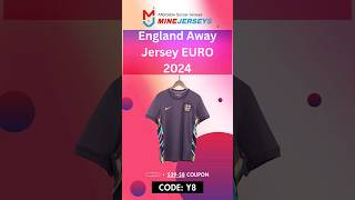 England Away Jersey EURO 2024 Unboxing and Review  Minejersey soccer store [upl. by Leahcar15]