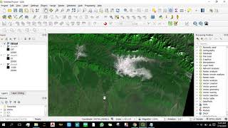 LandsatLook Natural Color Image in QGIS By building a virtual raster QGIS VirtualRaster [upl. by Nnylg]