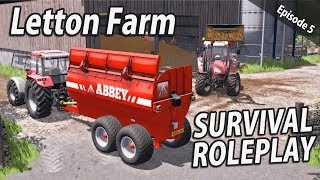 EXPERIENCING NEW MACHINES  Survival Roleplay  Farming Simulator 17  Letton Farm  Ep 5 [upl. by Enelyar]