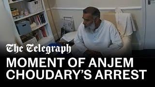 Moment Anjem Choudary arrested as preacher found guilty of directing terrorism [upl. by Naraj850]