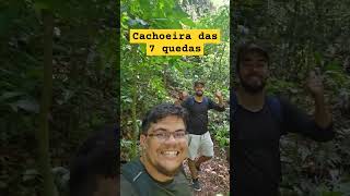 Cachoeira das 7 quedas em cachoeiras de macacu motovlog moto trilha [upl. by Rabassa678]