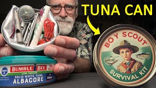 Rebuilding My 1970’s Boy Scout Tuna Can Survival Kit  Nostalgic DIY EDC Project Viewer Requested [upl. by Levins]