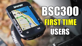 iGPSPORT BSC300 Bicycle GPS Computer Firsr Time User Set Up Explained [upl. by Anua]