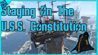 Fallout 4  Staying on the USS Constitution As it Crashes  What Happens [upl. by Idas]