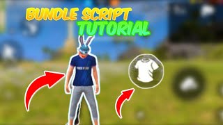 Free Fire Craftland Outfit Bundle Script Tutorial  Craftland Scripting Tutorial Free Fire MAX [upl. by Remled]