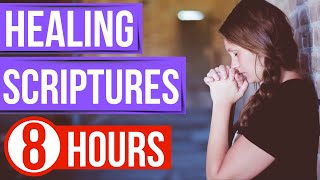 Healing Scriptures Bible verses for sleep with Gods Word ON Peaceful Scriptures [upl. by Ihsir]