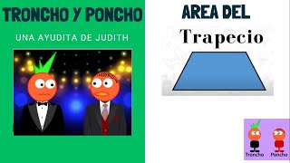 Troncho y Poncho✅Área del trapecio [upl. by Acirtap]