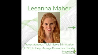 Transcutaneous Tibial Nerve Stimulation TTNS to Help Manage Overactive Bladder [upl. by Alberto]