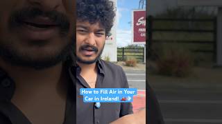 “How to Fill Air in Your Car Tires at Irish Gas Stations tamil travel ireland shorts like [upl. by Alexina160]