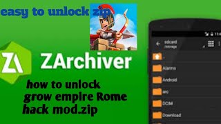 how to unlock grow empire Rome hack zip easy to unlock 🔓 [upl. by Leagiba]