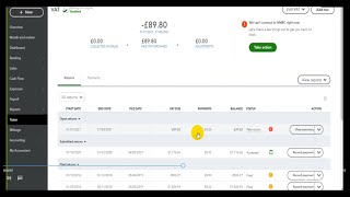 QuickBooks Online  VAT Return Tutorial  quickbooks vat [upl. by Vincentia599]