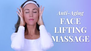 AntiAging Face Lifting Massage  NonSurgical Facelift  Boost Blood Circulation amp Get Glowing Skin [upl. by Akahs423]