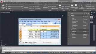 Import XY Coordinate From Excel Into AutoCAD [upl. by Nnaitak]