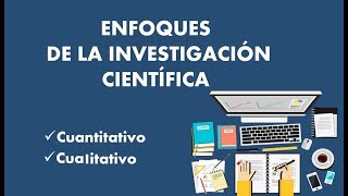 Enfoques de investigación cuantitativo y cualitativo [upl. by Ellocin]