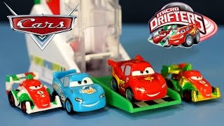 Тачки Маквин Игрушки из мультика Тачки Disney Pixar Cars Micro Drifters Launcher [upl. by Tnilc924]