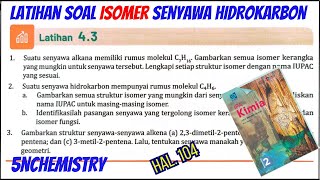 Latihan Soal Menentukan Isomer Senyawa Hidrokarbon  GRAFINDO [upl. by Ydahs858]