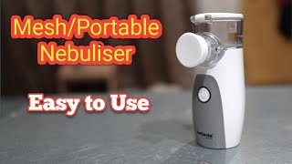 mesh nebulizerportable nebulizersmall nebulizerrechargeable nebulizernebulizer for kids [upl. by Bluefarb]