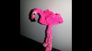 Le Flamant Rose en Loom Tutoriel en Français [upl. by Kistner]