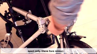 How to adjust a Stricker Handbike [upl. by Phillipp]