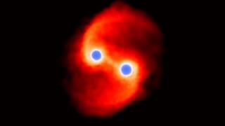 Collapse of a binary stellar system [upl. by Lorrimor753]