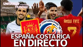 MUNDIAL QATAR 2022 EN DIRECTO  ESPAÑA 7COSTA RICA 0 I Día 4 I AS [upl. by Amme]