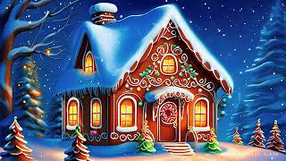 whimsical christmas cottage 🏡🌨️✨ magical snowfall animated frame tv art [upl. by Nangatrad403]