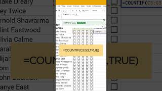 Excel лайфхаки  Как в эксель работать с чек боксами эксель excel excelformula лайфхак ексель [upl. by Eceinwahs300]