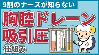 胸腔ドレーンでの吸引圧の仕組み【呼吸器内科医が解説】 [upl. by Denny68]