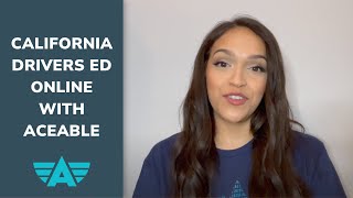 Completing California Drivers Ed Online with Aceable [upl. by Novihc]