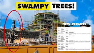 Swampy Trees amp NEW Permits  Disneyland Construction 04012024 [upl. by Edas]