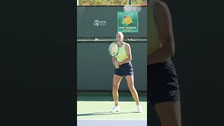 Karolina Pliskova  Forehand amp Backhand [upl. by Mccowyn886]