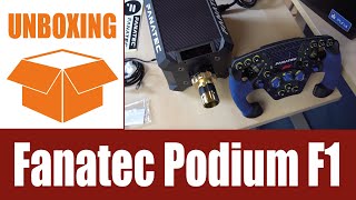 Unboxing Fanatec Podium Racing Wheel F1 Direct Drive PS4 amp PS5 kompatibel das 1600€ ProfiLenkrad [upl. by Anidualc938]