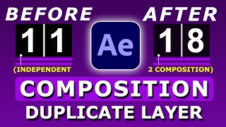 after effects duplicate composition without changing original [upl. by Kcinnay75]