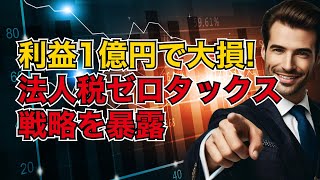 【禁断の海外節税術】利益1億円で大損法人税ゼロタックス戦略を暴露 [upl. by Nanete]