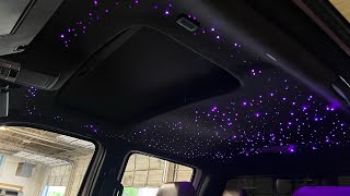 2019  2023 gmc sierra  Chevy Silverado headliner removal  starlight star liner installation [upl. by Norse105]