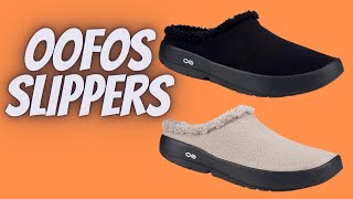 OOFOS Mens OOcoozie Mule Slipper Shoe [upl. by Dwane996]